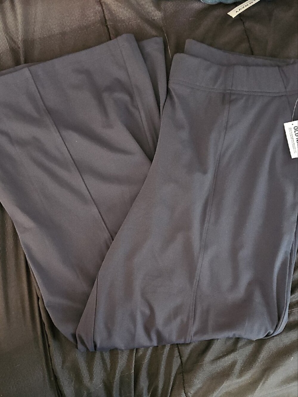 Old Navy Navy Wide-Leg High-Rise Pants - Picture 3 of 3
